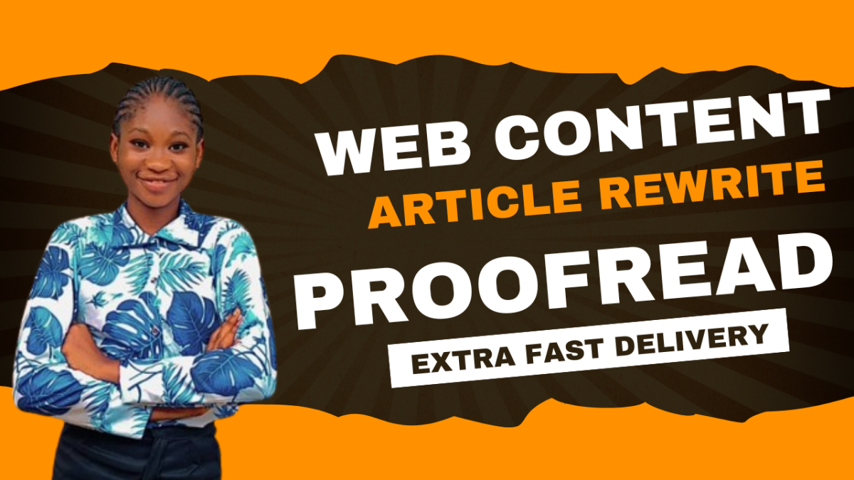 Expert Paraphrasing, Article Writing, and Web Content Proofreading Services