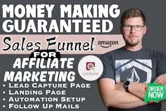 I Will Boost Your Sales with ClickBank Affiliate Marketing, Sales Funnels, Amazon Marketing, and More!