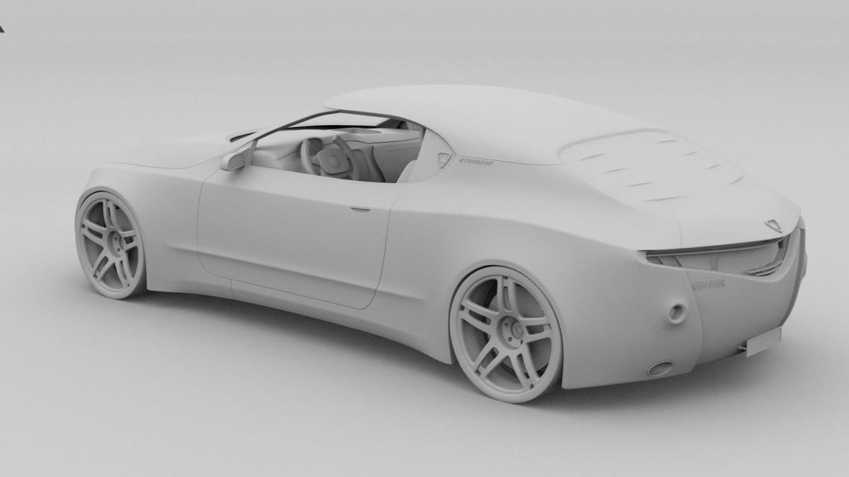 Low Poly 3D Model Rendering: Car Toys, Game Characters, and 3D Printing