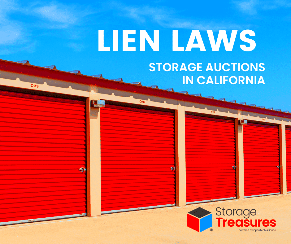 Lien Law Article California Storage Auctions StorageTreasures Blog