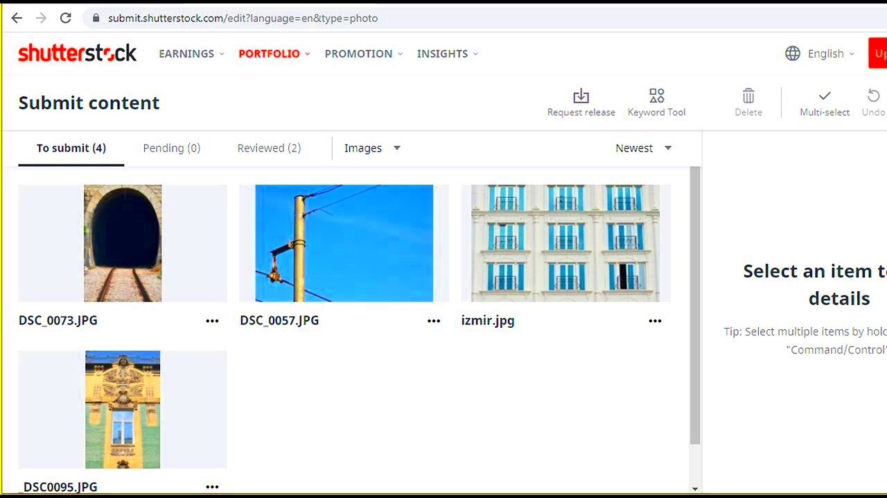 Shutterstock How to Put Description and Keywords on the Photos YouTube