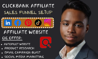 I Will Set Up Autopilot ClickBank Affiliate Marketing Sales Website