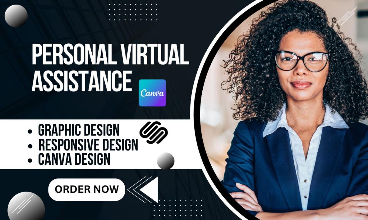 I Will Be Your Personal Virtual Assistant for Squarespace, Canva, and Graphic Design