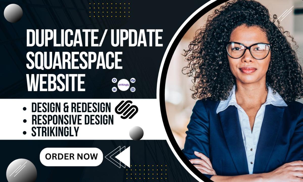 I Will Update Squarespace Website Design or Redesign, Website Development Squarespace