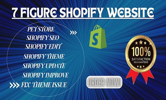 I Will Optimize Shopify SEO, Speed Up Your Pet Store, Fix Theme Issues, and Edit Your Website