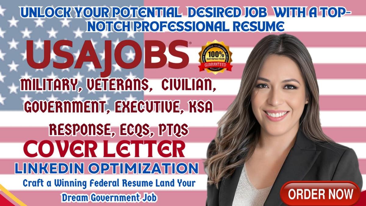 I Will Provide Expert Federal Resume Writing for USAJobs, ATS-Optimized Resumes, IT Resumes, and CVs