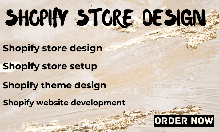 I Will Design a Professional Shopify Store or Custom Shopify Website