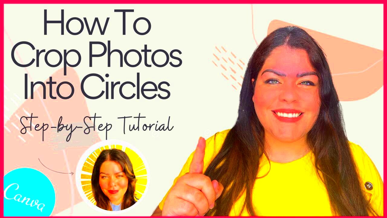 How To Crop Photos Into Circles Canva Tutorial YouTube