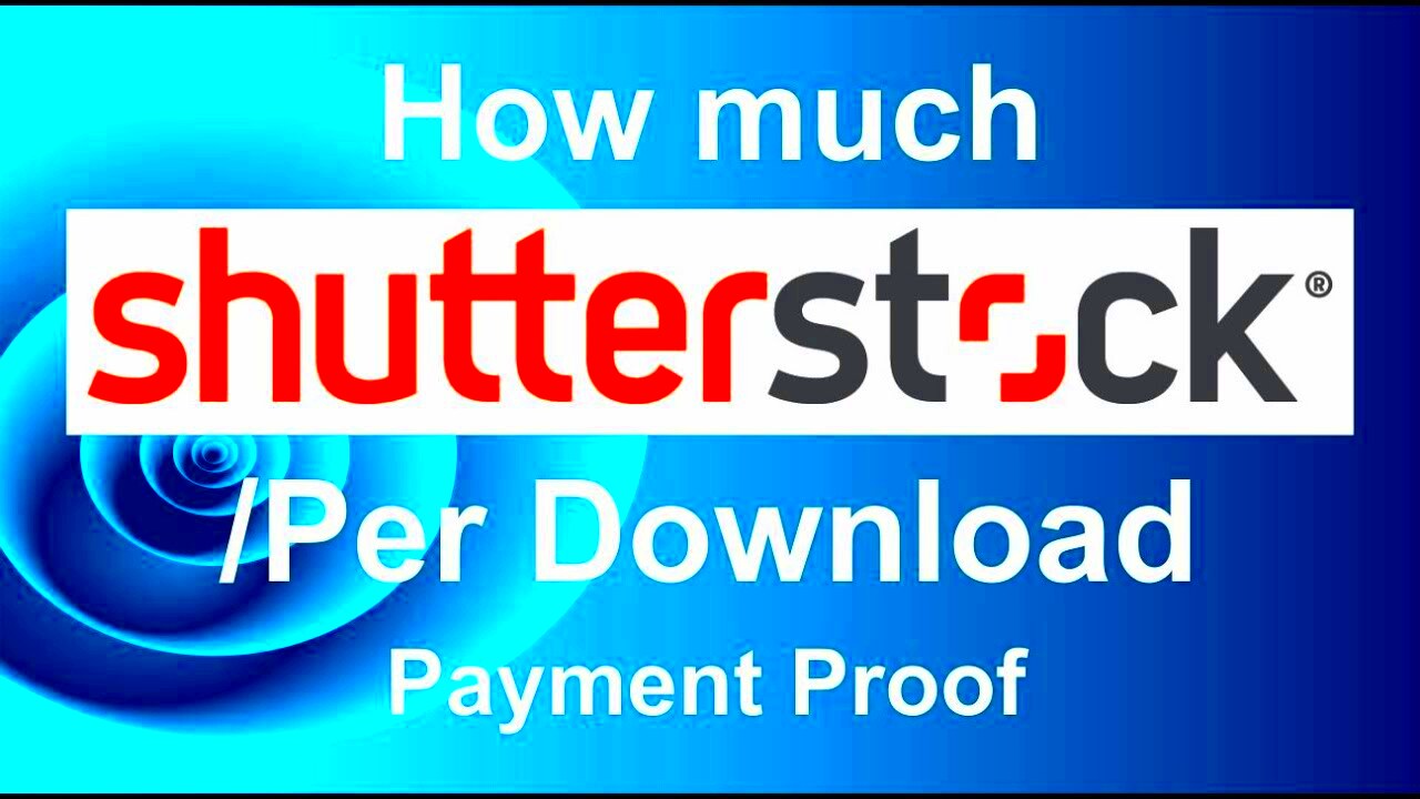 How much shutterstock pay per download YouTube