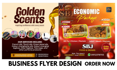 Do Professional Flyer Design, Brochure Design, Business Flyer, Postcard in 12 Hrs