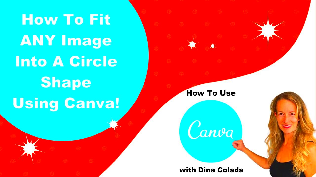 How to Make An Image Fit Into A Circle With Canva EASY FOR BEGINNERS 