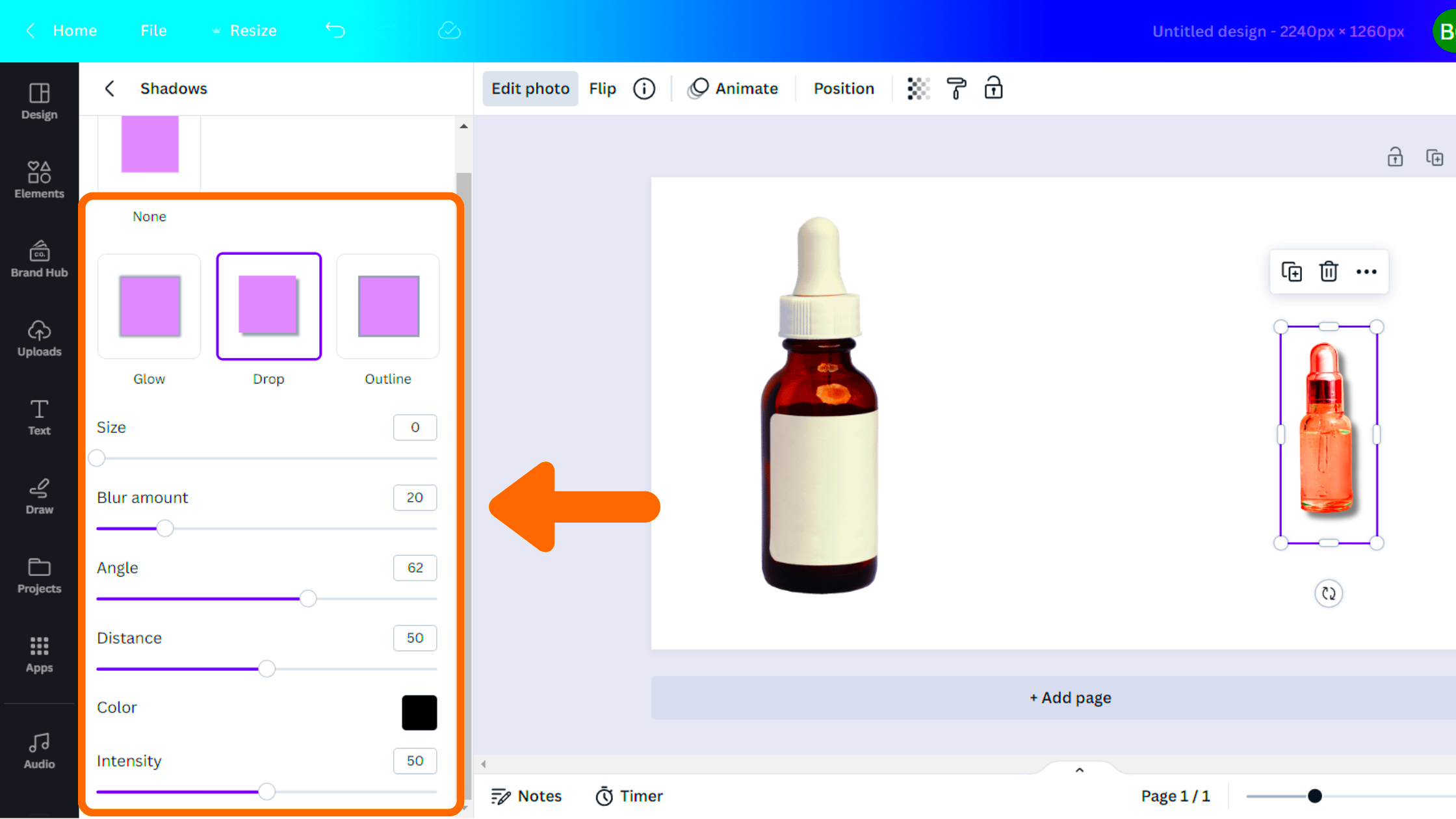 How to Add Shadow to Product Images in Canva Canva Templates