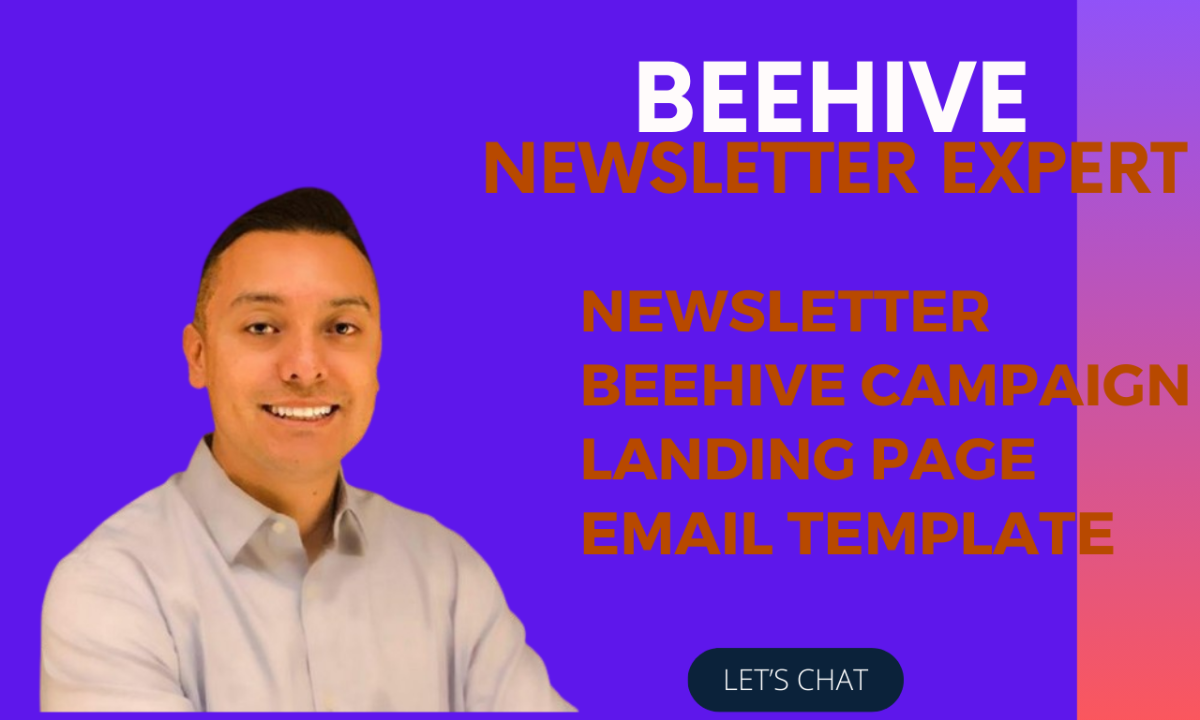 I Will Create Beehiiv Newsletter Design, Beehive Landing Page, and Beehiv Boost AI Newsletter