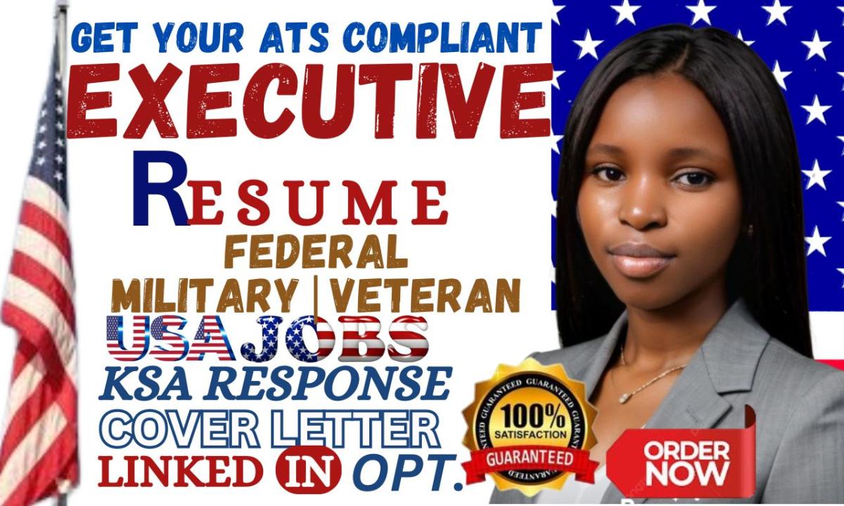 I Will Supercharge Executive, Federal, IT, Tech Resume, CV, Cover Letter, and LinkedIn