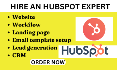 I Will Create HubSpot Workflows, Landing Pages, Lead Generation, CRM Integrations and Figma Designs for HubSpot