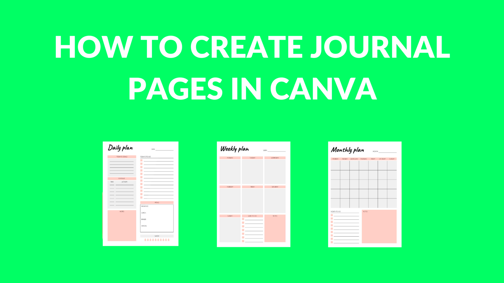 How to Create Journal Pages in Canva Canva Templates