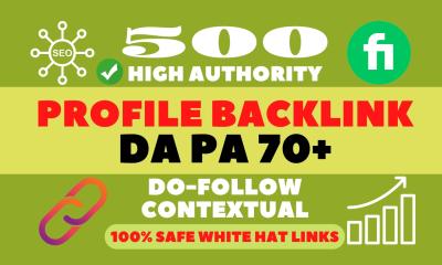 I Will Create High DA Social Media Profile Backlinks for White Hat SEO & PR9 Link Building