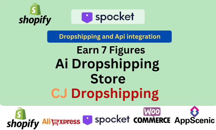 I Will Provide Shopify Dropshipping Services with Sprocket, Spocket, Zendrop, and DSers