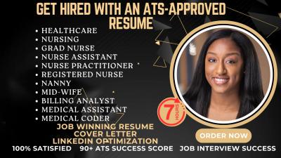 I Will Write Healthcare Resumes for Medical Professionals, Grad Nurses, Nannies, and Billing Analysts