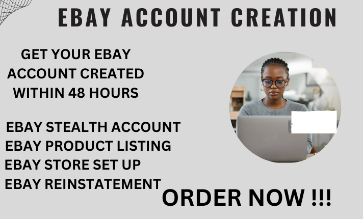 I Will Create eBay Stealth Account – eBay Account Creation – Open Verified eBay Account