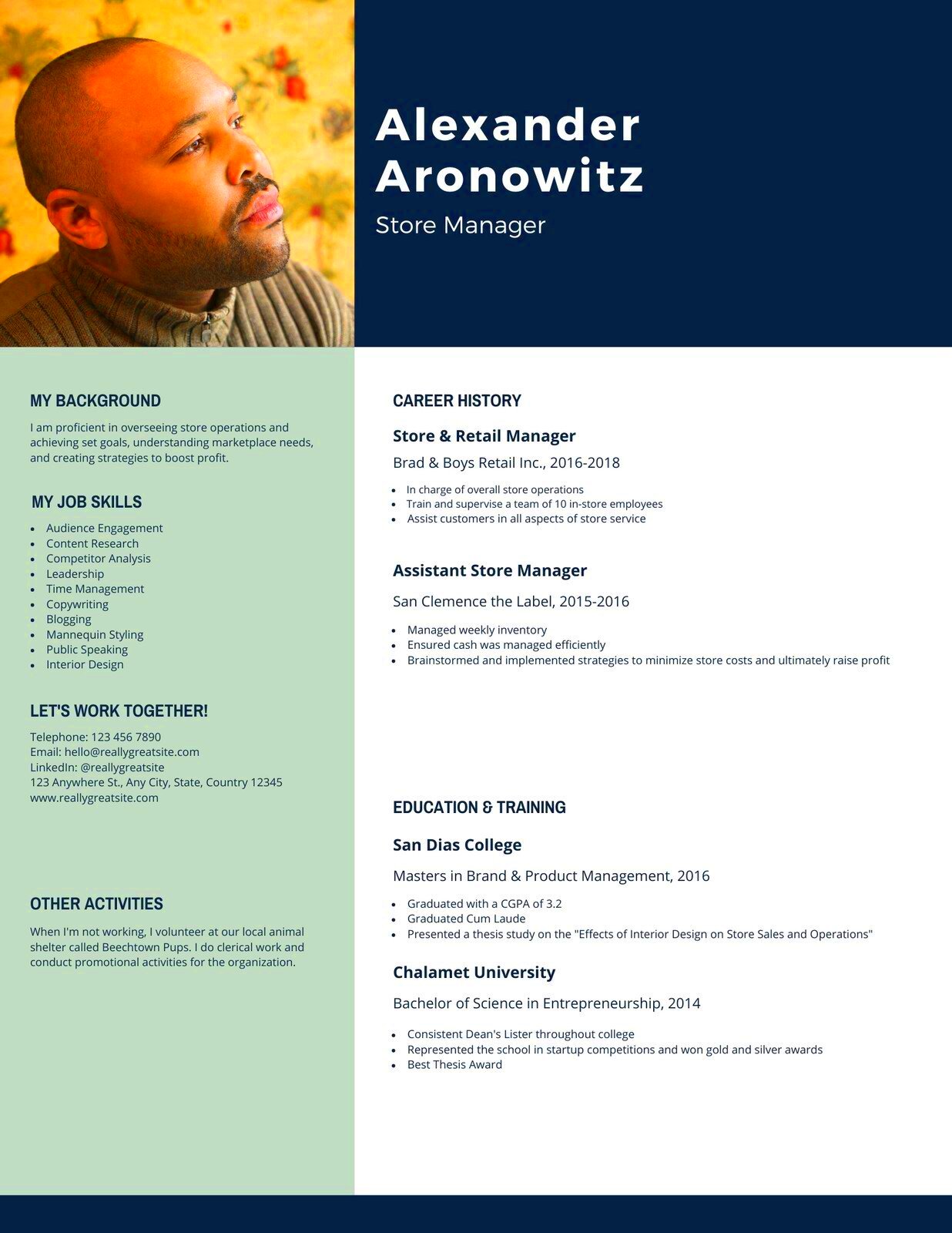 Customize 29 Academic Resumes Templates Online Canva