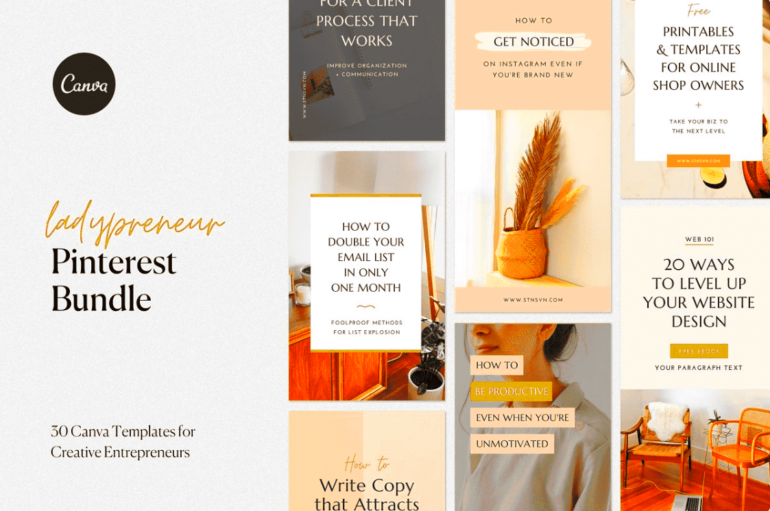 50 Best Canva Templates 2021 Master Bundles