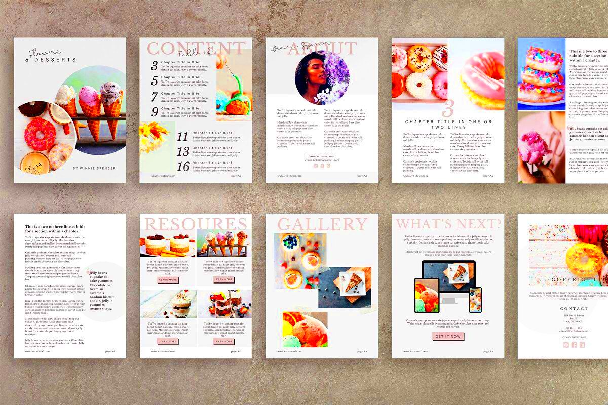 Canva Booklet Template