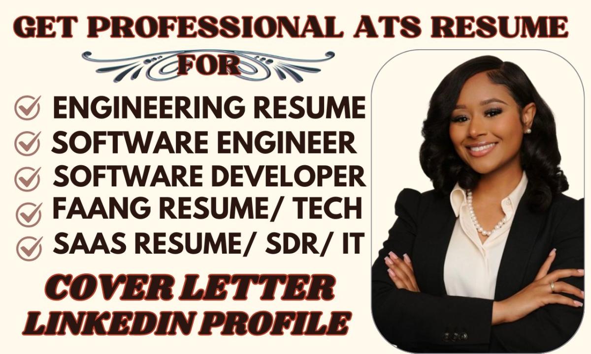 I Will Write Tailored Engineering Resumes for Technical, IT, FAANG, and Software Engineering Roles