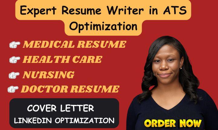 I will do professional ats optimization medical resume healthcare nursing doctor resume