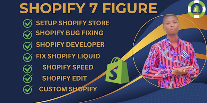 I will setup Shopify store develop speed optimization edit Shopify theme