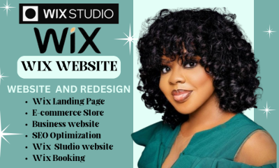 I will make wix studio using wix website studio redesign wix website design wix