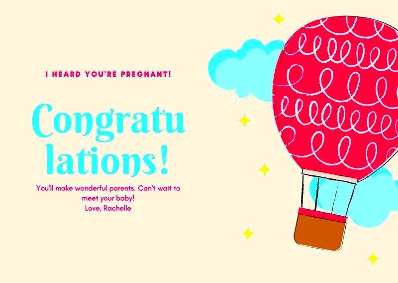 Free printable custom congratulation card templates Canva