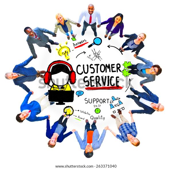 Customer Service Support Assistance Service Help Stock Photo 263371040 