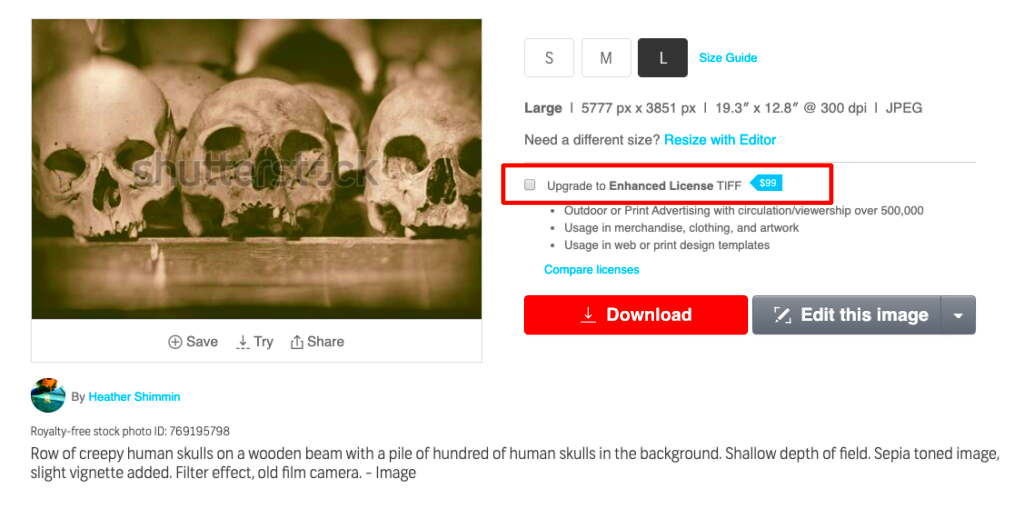 How to Purchase an Enhanced License on Shutterstock Heather Shimmin 