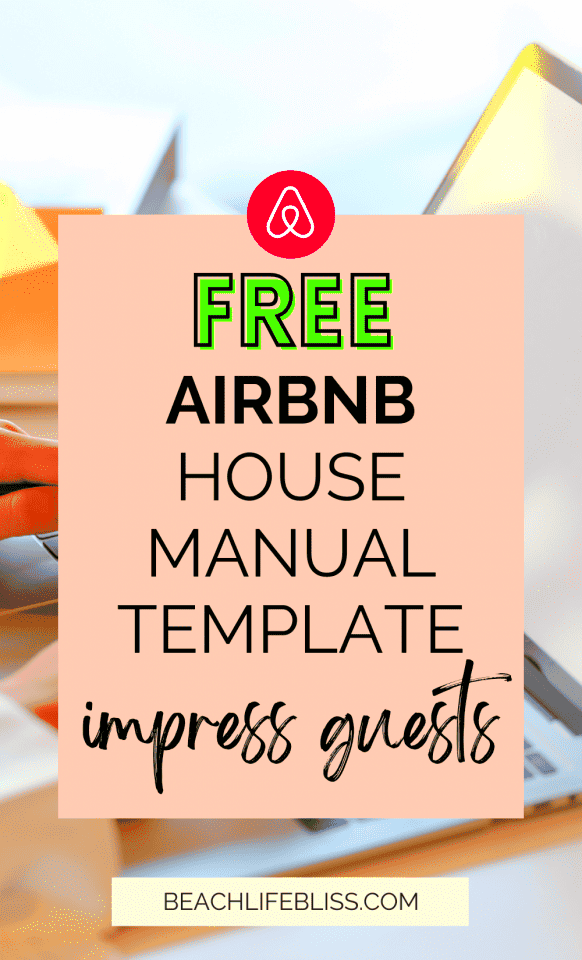 Airbnb House Manual Template Guide FREE Canva Template