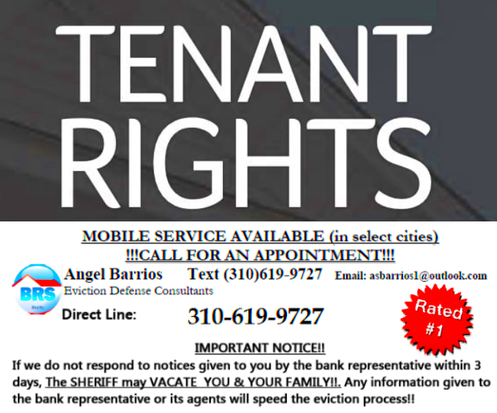 Evictions Tenant Rights In California PointOfView