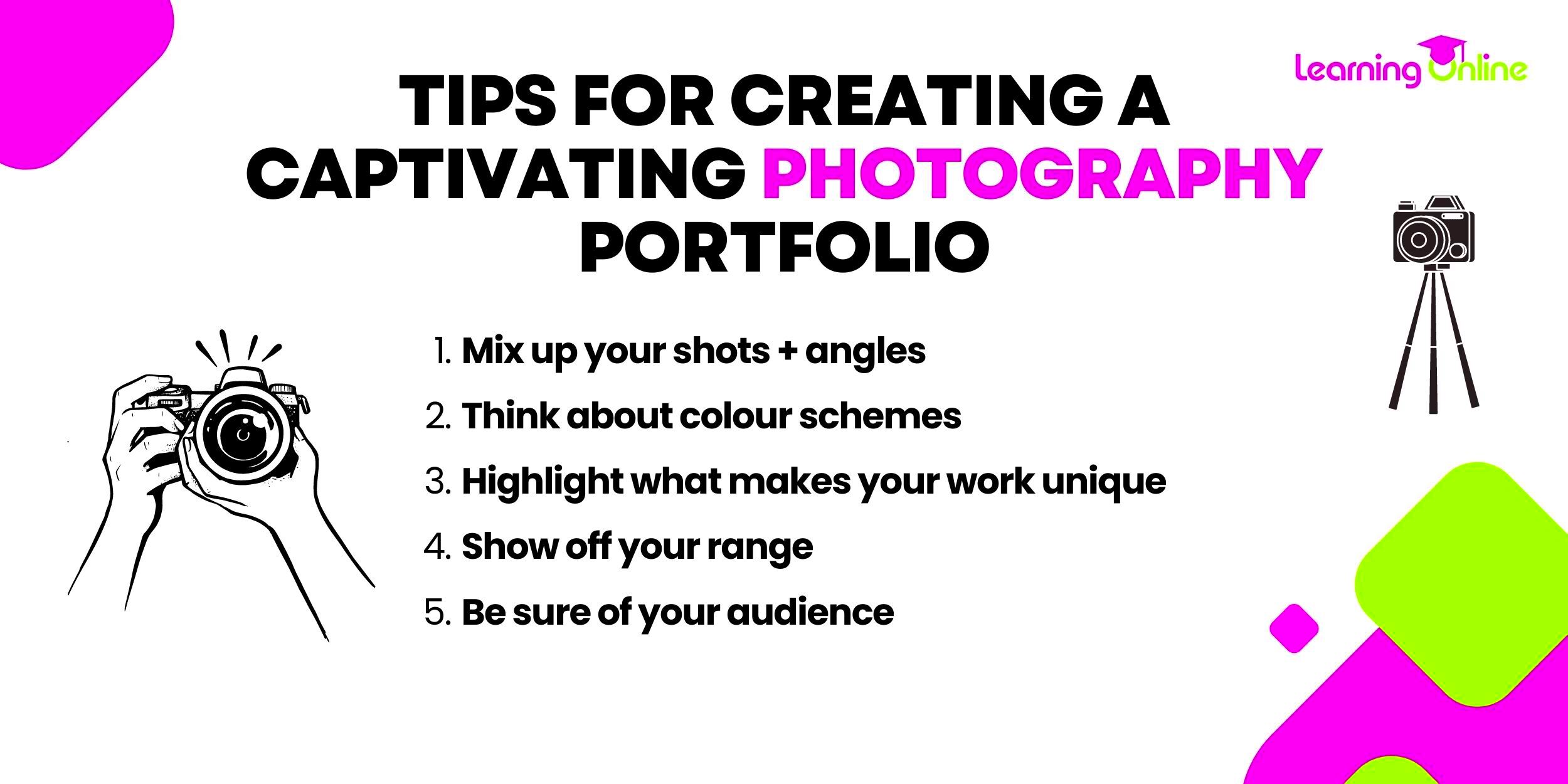 Creating a captivating photography portfolio Tips and examples