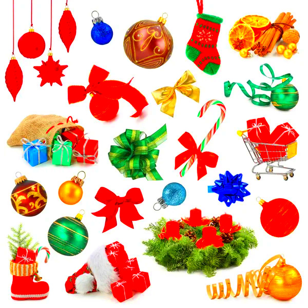 Christmas collection Stock Photos Royalty Free Christmas collection 