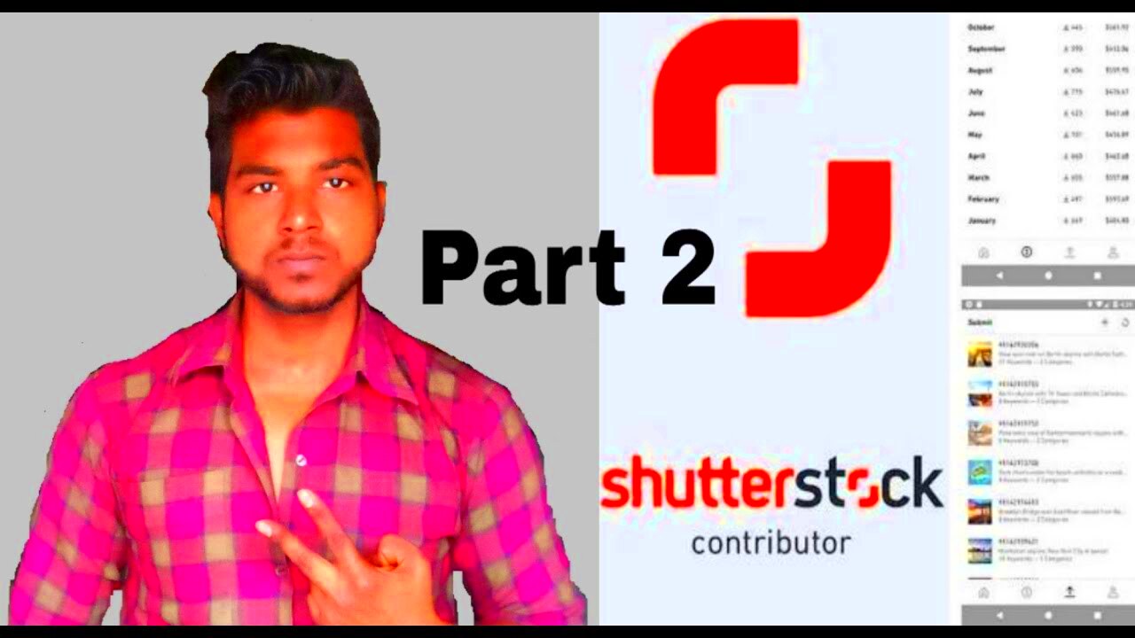 How To Use Shutterstock Contributer App How to upload photos on 