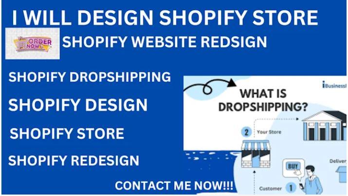 I will build shopify payment gateway website design and redesign, shopify store