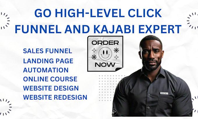 I will clone go high level, ghl website,sales funnel,click funnel, ghl expert