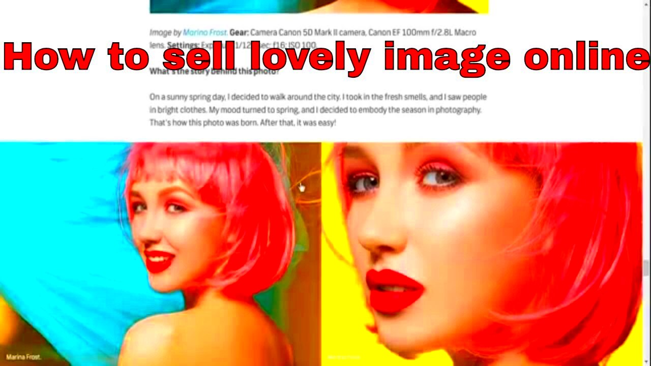 How To Sell Image on Shutterstock How to Sell Photos Online YouTube