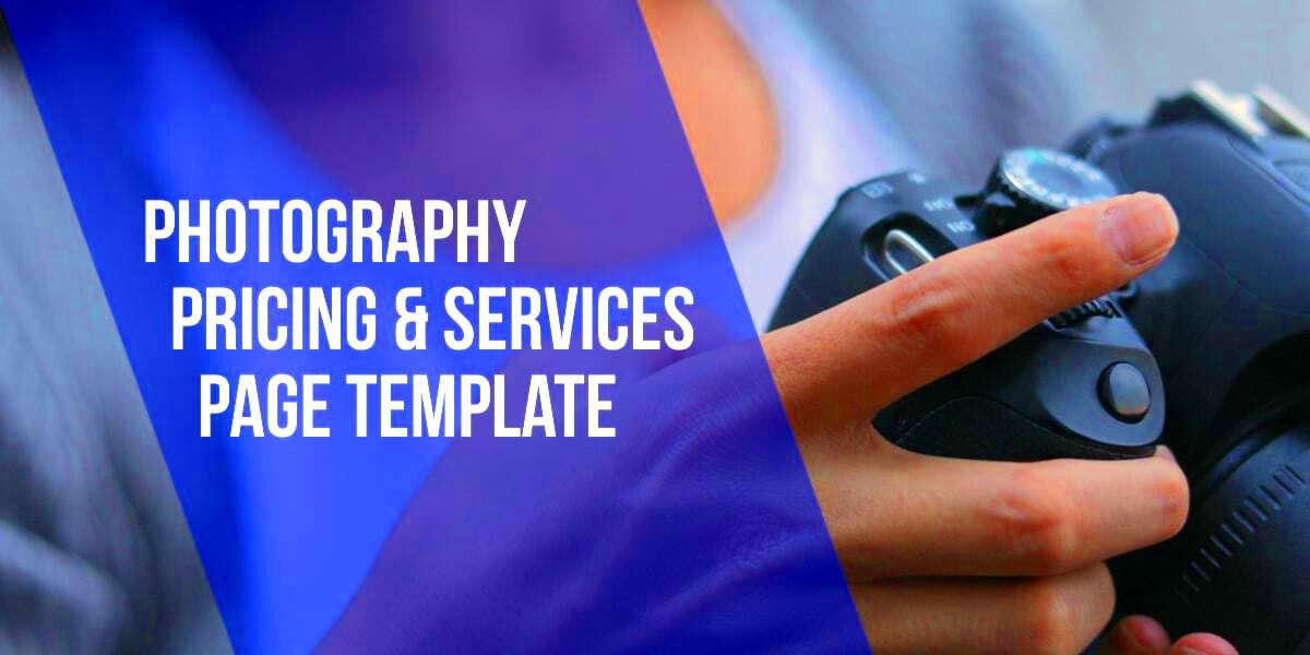 Photography Pricing Services Page Template Marketing Resources for 