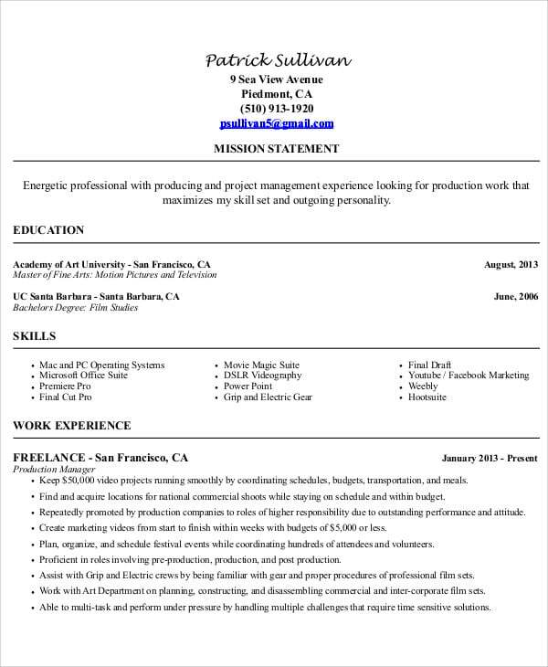 15 Freelance Resume Samples in Word Apple Pages PDF