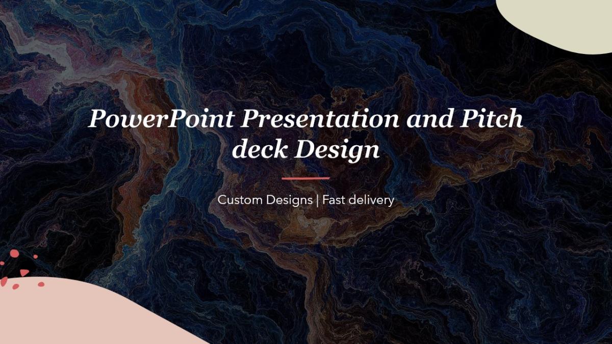 I Will Quickly Create and Design an Investor Pitch Deck in PowerPoint