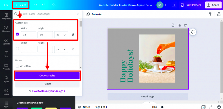 How Do I Change the Aspect Ratio in Canva WebsiteBuilderInsidercom