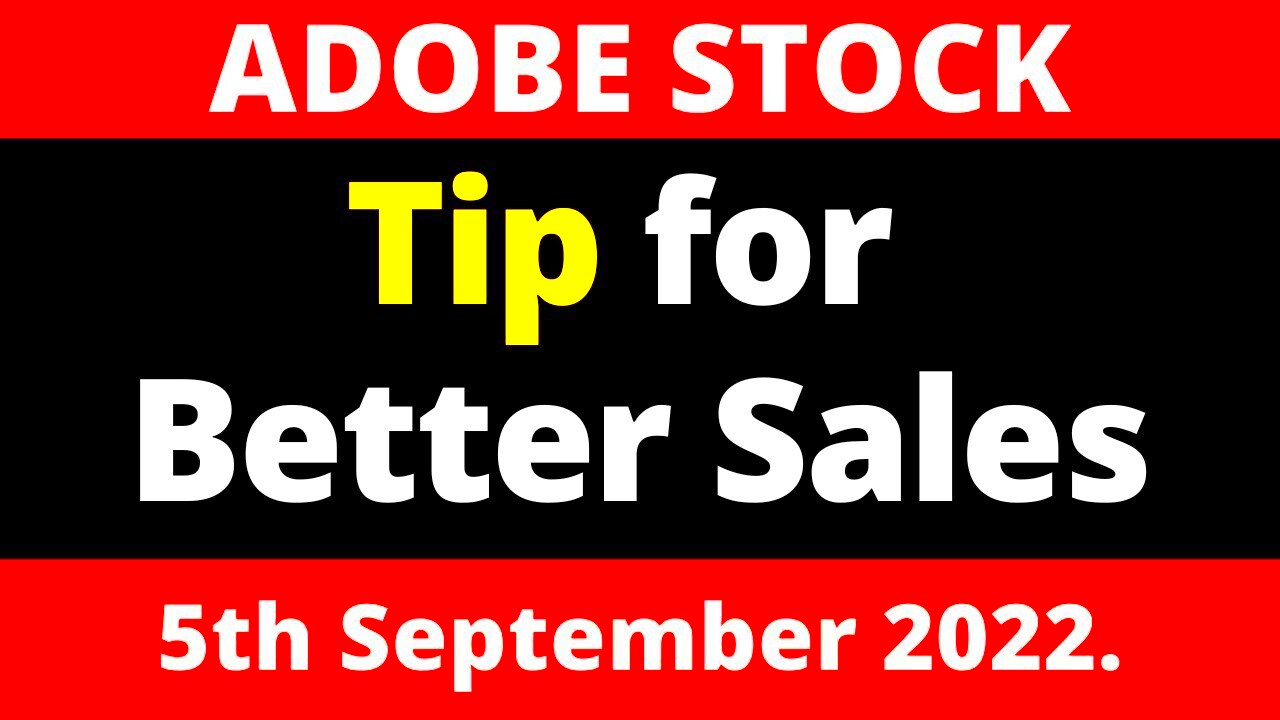 Adobe Stock Tip for Better Sales YouTube