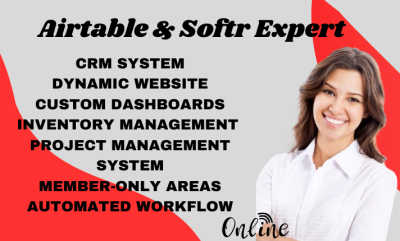I Will Set Up Softr Airtable Client Portal and Website with Airtable Automation