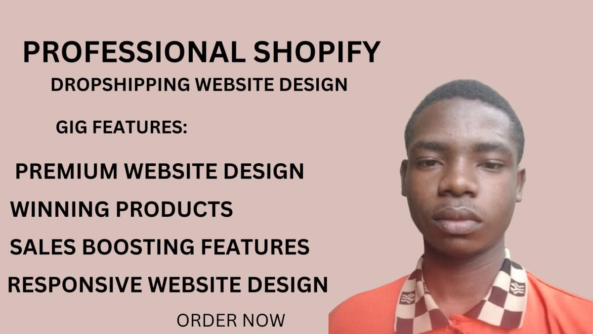 I Will Setup a Shopify Dropshipping Online Store