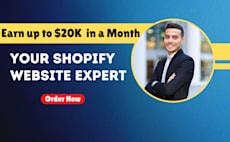 I Will Build Ecommerce Website, Shopify Website Developer